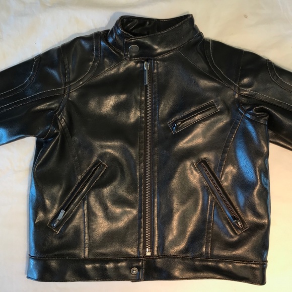 Kenneth Cole Childs Faux Leather Jacket - Picture 2 of 7